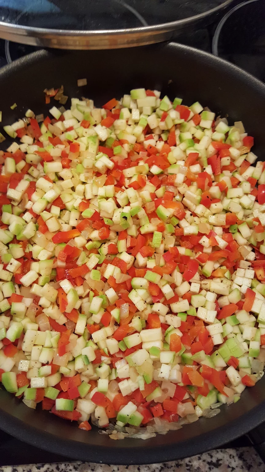 Zucchini Paprika Gemüse
